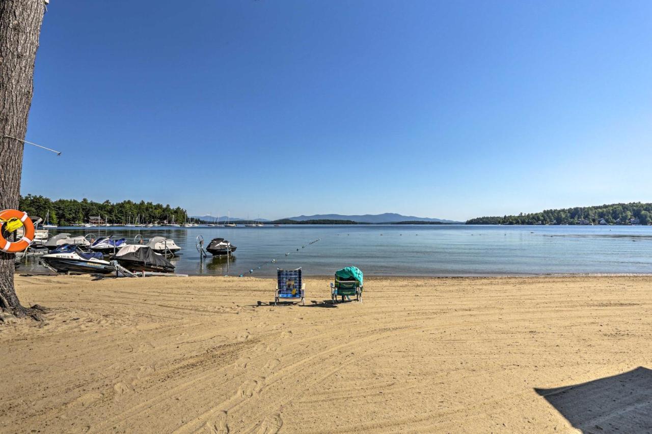 Lake Getaway Walk Across Street To Private Beach! Gilford Eksteriør billede